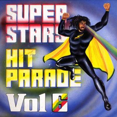 Disque LP VARIOUS - Super Stars Hit Parade Volume 6 LALP32 Live & Love 1986 UK Reggae, Ska & Dub