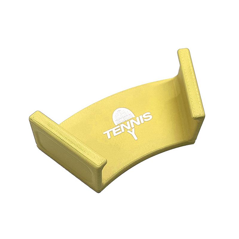 Wall Mounted Tennis Racket Wall Rack Plastic Self-Adhesive Badminton Rackets Holder Durable Punch-Free 1Pc