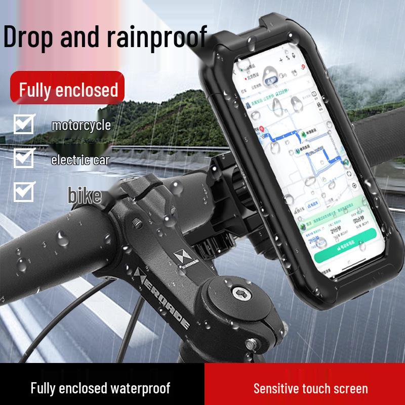 Waterproof & Drop-proof Rotating Phone Holder for Electric Vehicles, Motorcycles, & Bicycles