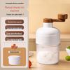 Hand-Crank Ice Shaver: Compact and Portable Shaved Ice & Smoothie Machine