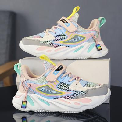 Fashion Children Shoes Girls Sneakers School Sports Summer Mesh Breathable For Kids Tennis Casual Shoes