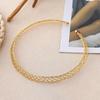 Versatile Ultra-light Titanium Steel Cutout Choker Necklace
