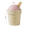 320ML Cute Ice Cream Cone Ceramic Cup Girl Heart Red Mug High Appearance Level with Cover Scoop Water Cup Breakfast Cup