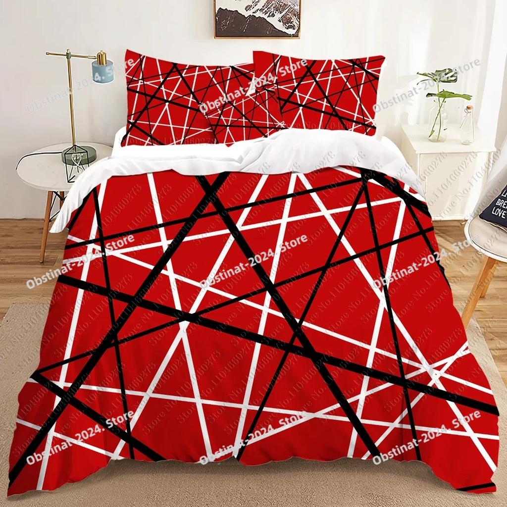New Singer Eddie Van Halen bed sheet set Bedding Set Single Twin Full Queen King Size Bed Set Adult Kid Bedroom Duvet cover Sets