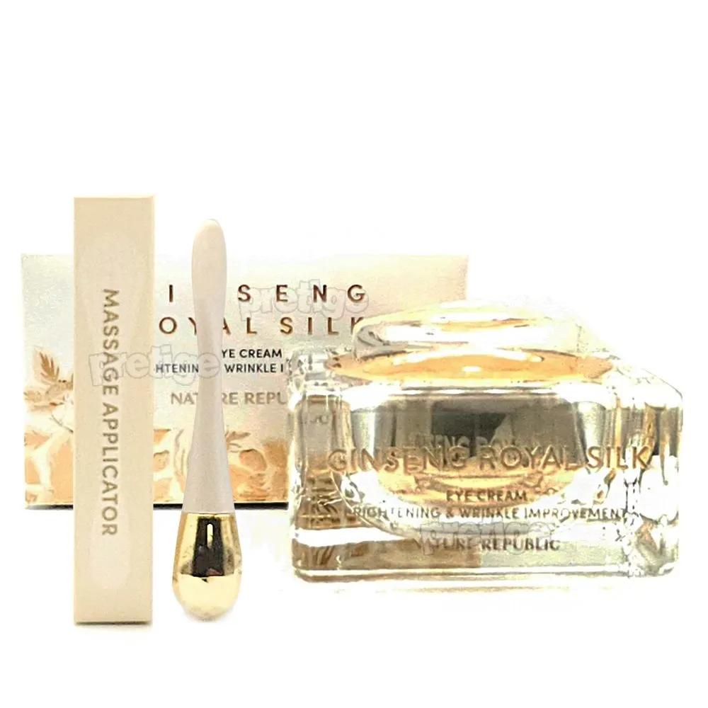 Nature Republic Ginseng Royal Silk Eye Cream 25ml - Крем для кожи вокруг глаз с женьшенем и шелком