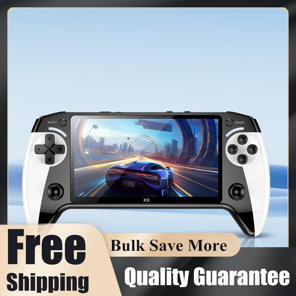 X9 Retro Handheld Game Console 5.5-Inch HD IPS Screen 20000+ Games Type-C Charging 1500mAh Video Game Player for Kids Adults