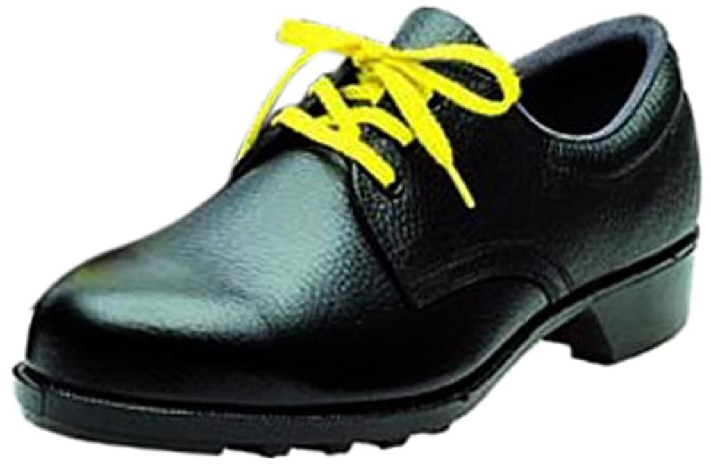 Donkel 601S Safety Work Shoes with Steel Toe JIS T8101 Type Size Cm Men's Anti-Static Cap, Certified, Leather, S, Black, 26.0