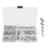165Pcs Boxed Aluminum Rivet Nut M3-M10 Flat Vertical Grain Blind Rivnut Kit