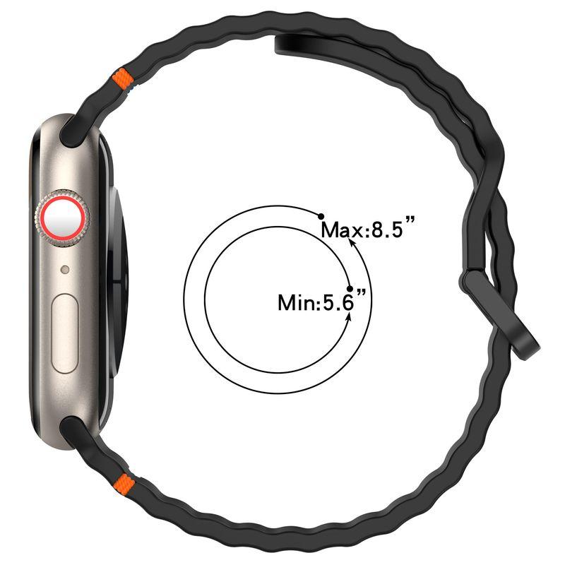 Watch Band For Apple Watch Serise 11 10 9 8 7 SE3 46mm 42mm 41mm 45mm 44mm 40mm Sport Silicone Strap For iWatch Ultra 2 3 49mm