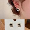 Elegant French Pearl Flower Stud Earrings: Unique, Fashionable, Versatile, Ladylike Ear Accessories