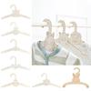 Multipacks of 10 Sturdy Wood Materials Nursery Hangers Gentle On Baby Clothes Without Slip Features Home Accessory
