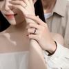 Yunjin, Angel and Devil Couple Ring, Male and Female Pair of Index Finger Ring, Niche Personality Wings Open Ring