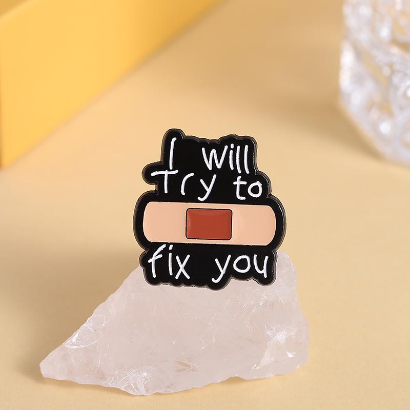 A HEAD FULL OF DREAMS Enamel Pins Custom LIGHTS GUIDE YOU Brooches Lapel Badges Clothes Funny Jewelry Gift for Friends