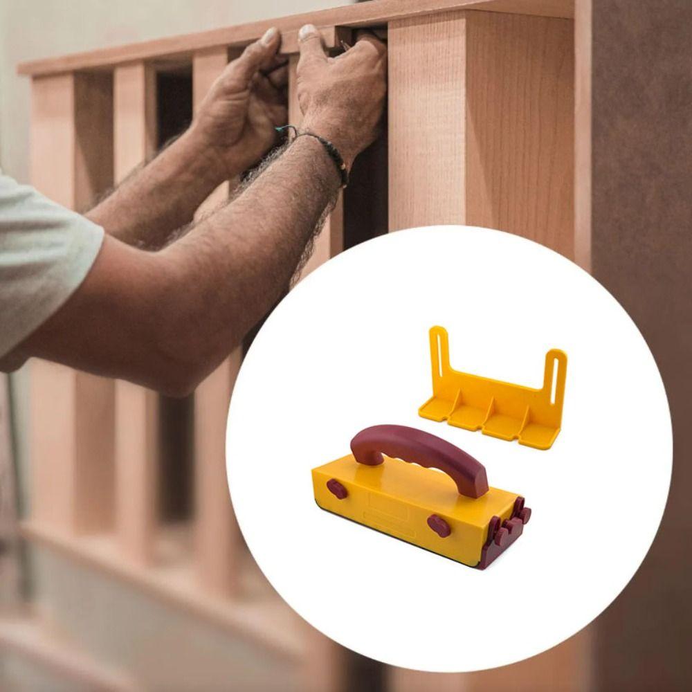 Ergonomischer Griff Holzbearbeitung Schiebegriff ABS Sicherheits-Schiebeblock Holzbearbeitung Polieren