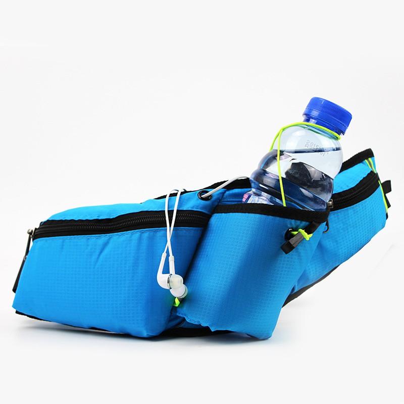 Waterproof Lightweight Running Waist Pack Men Women With Bottle Holder Outdoor Sports Belt Bag Marathon Gym Hiking