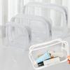 PVC Transparent Wasserdicht Kosmetiktasche Klein Groß Klar Kosmetiktaschen Tragbar Reise Toilettenartikel Wasch Organizer Tasche Aufbewahrungstasche