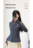 Women's Slimming Fleece-Lined Yoga Jacket - Windproof, Warm, Double Zipper, Versatile, Spring Sports Top