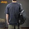 Jeep Men's Casual Solid Short Sleeve T-Shirt