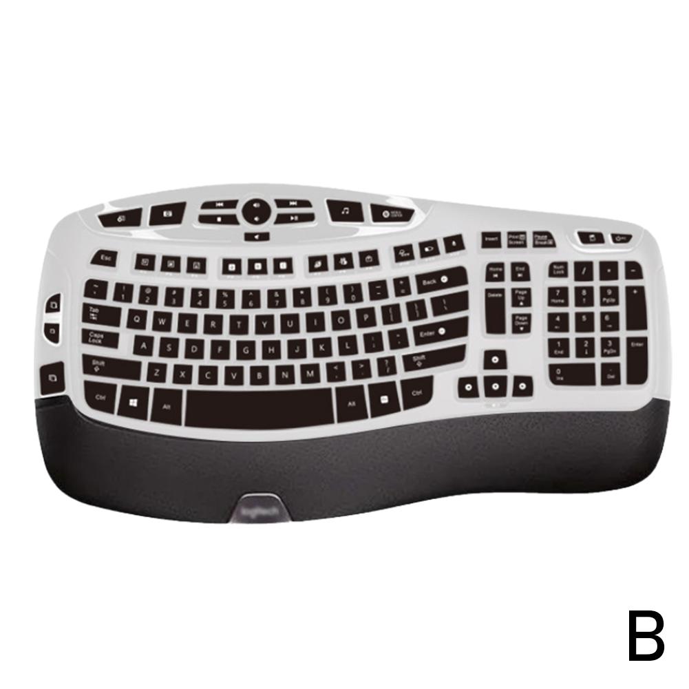 

Чехол для клавиатуры Logitech K350 MK550 MK570 Wireless Protective Waterproof Keyboard Accessorie K3H9 black-for Logitech M K350