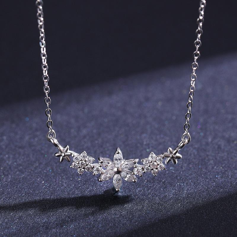Tancise Dámský klasický náhrdelník s přívěskem S925 Sterling Silver Luxury Personality