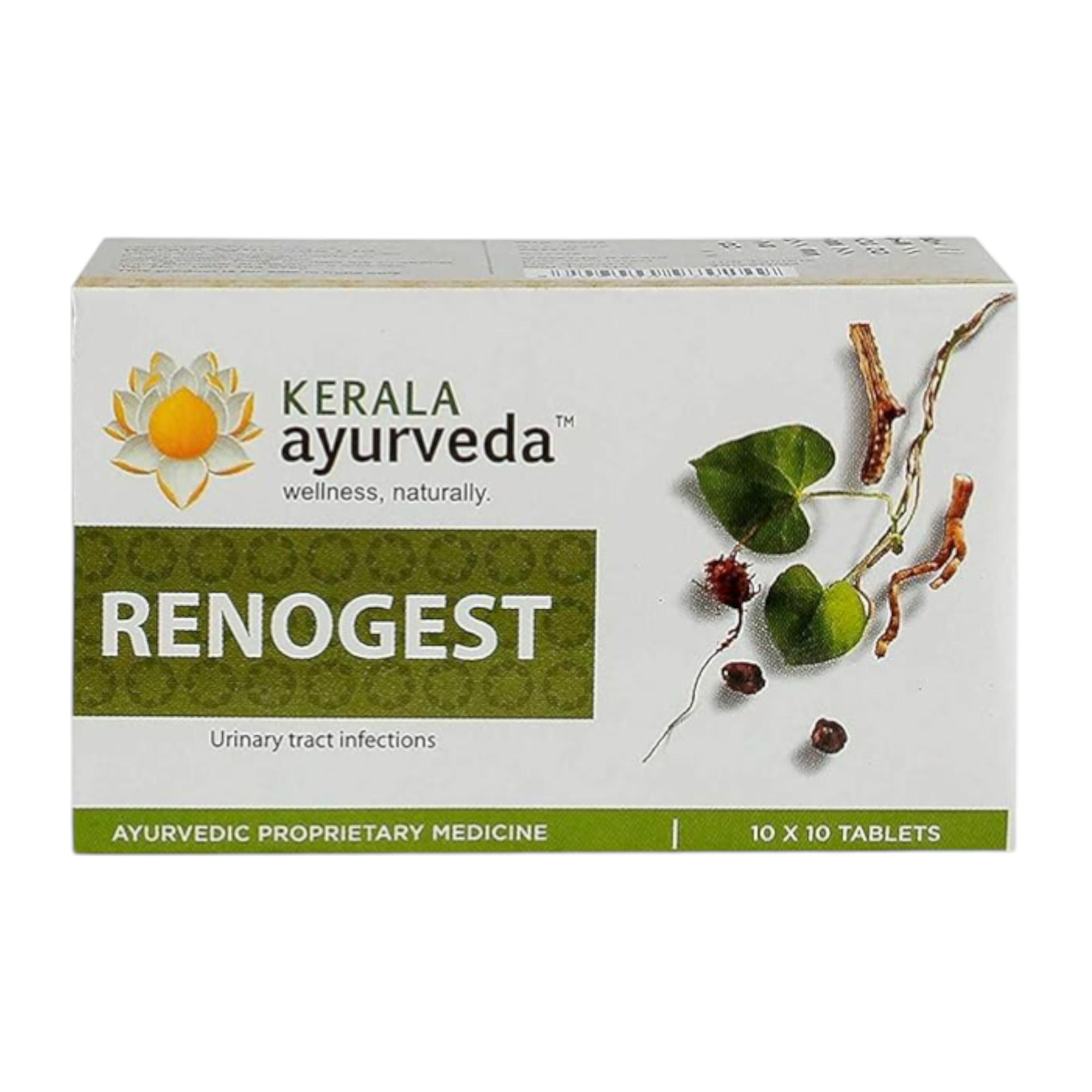 

Kerala Ayurveda Renogest Tablets 100 Count Herbal Urinary Care Supplement For Daily Renal Support And Comfort