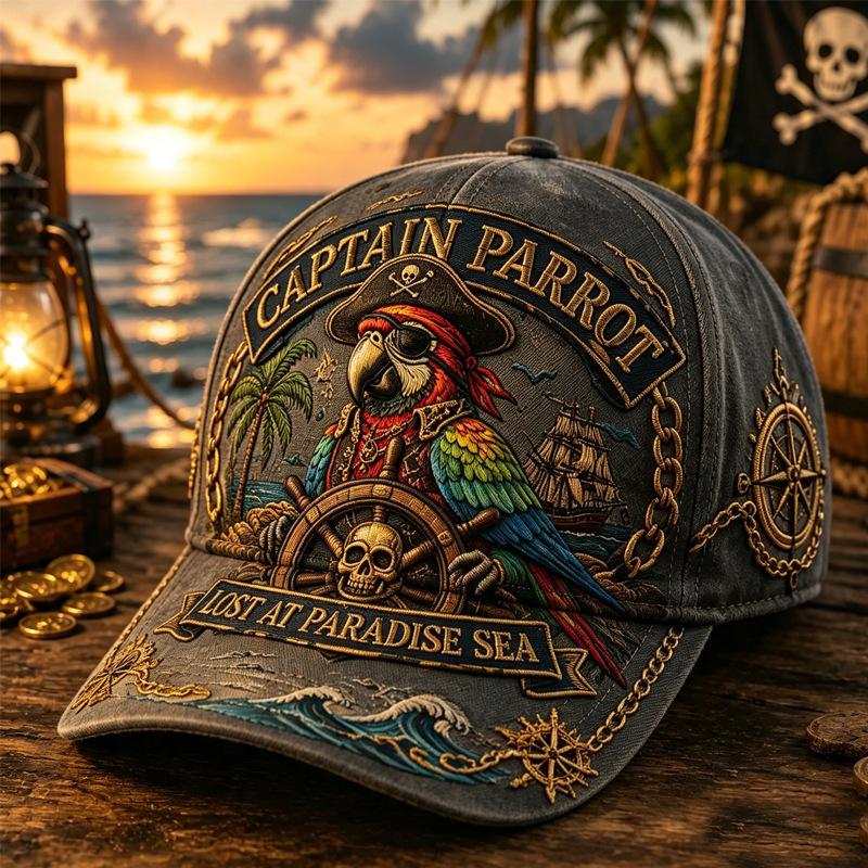 New Halloween themed baseball cap D digital printing ghost skull men's sunscreen hat