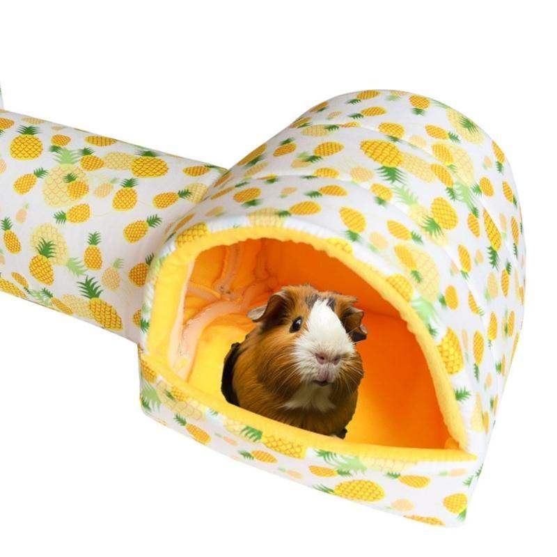 Soft Hamster Toy Bed Cage Toy Soft Bed Tunnel for Other Small Animals