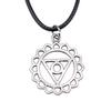 45cm Necklace Leather Chain Big Hexagram Celtic Vintage Jewelry Supplies QN036
