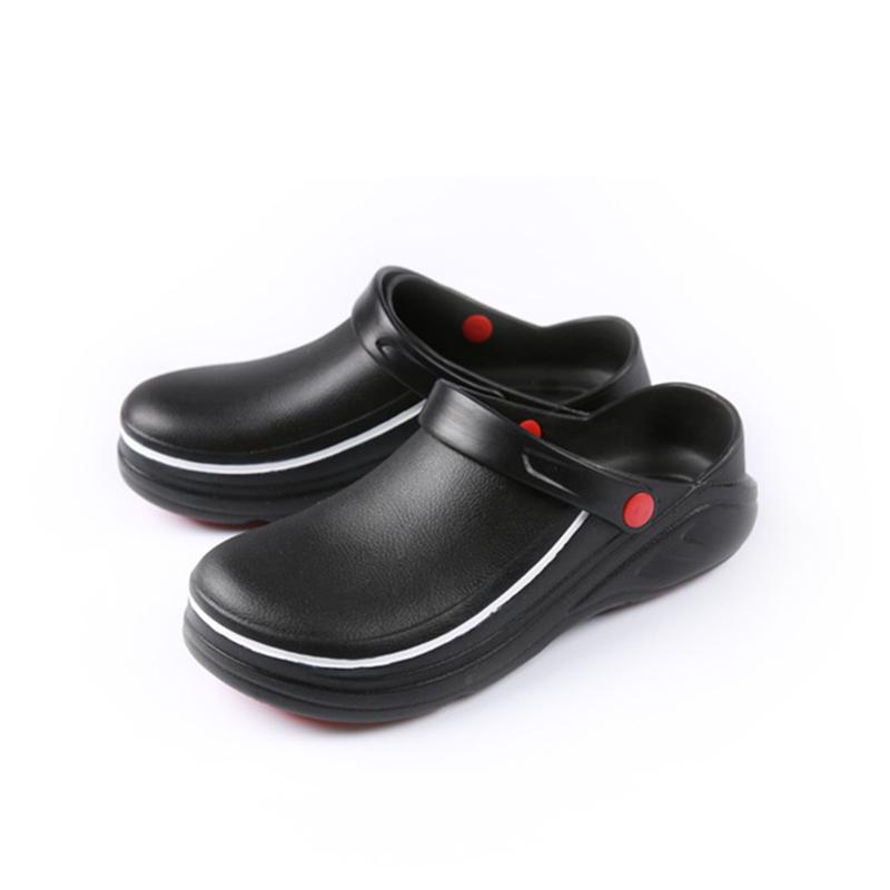 Newest Lightweight Men Chef Shoes Breathable Work Shoes Kitchen Non-Slip Waterproof Work Shoes Chef Work Slippers 36