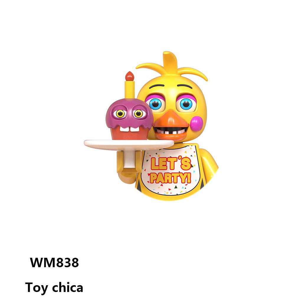 WM6074 WM6097 Anime Mini Bausteine Figur Foxy Bär Junge Baby Actionfiguren Montage Spielzeug Weihnachtsgeschenk WM831 WM2017