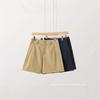 Women's High Waist Wide Leg Shorts Solid Color Casual Summer Bermuda Suit Pants