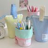 Kawaii Duży Pojemnik na Długopisy Torba do Przechowywania Długopisów Śliczny Piórnik Dziurkowany Powrót do Szkoły Prezent dla Dzieci Artykuły Papiernicze