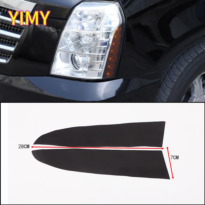 PVC Car Headlights Rear Fog Lights Headlight Film Decorative Stickers Suitable for Cadillac Escalade 2007-2014