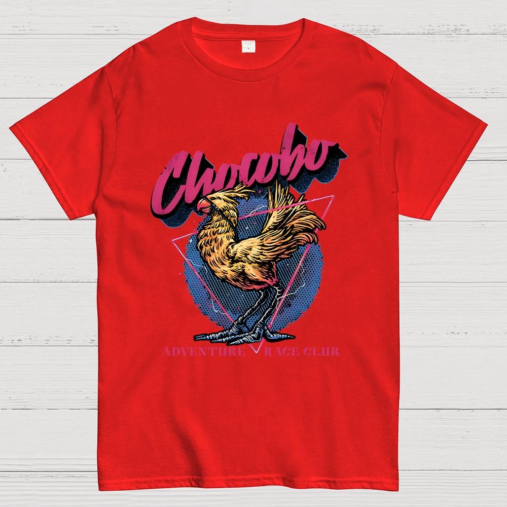 Chocobo Adventure Race Club Unisex Cotton Summer Casual Cool Loose T-Shirt