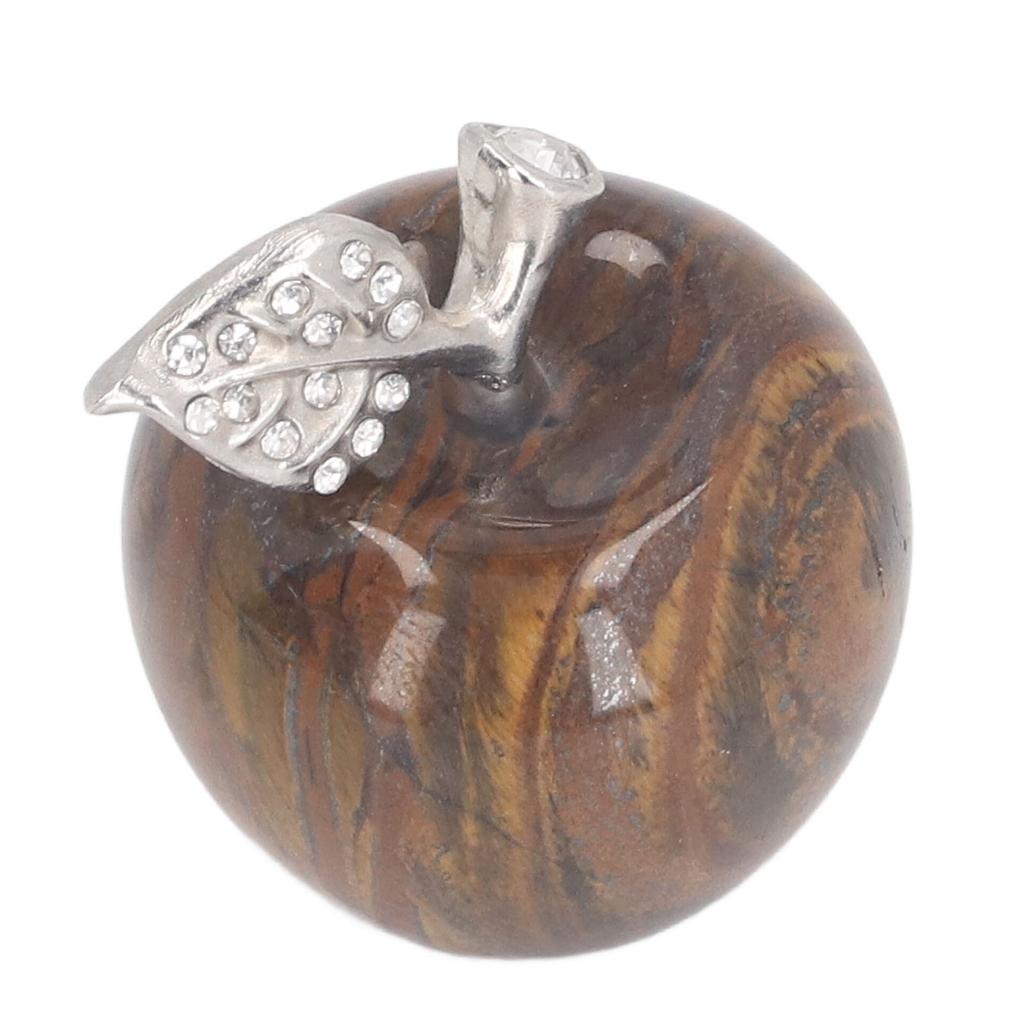 Apple Figurine Paperweight Collectible Decorative Fruit Figurine Ornament for Home Bedroom Car