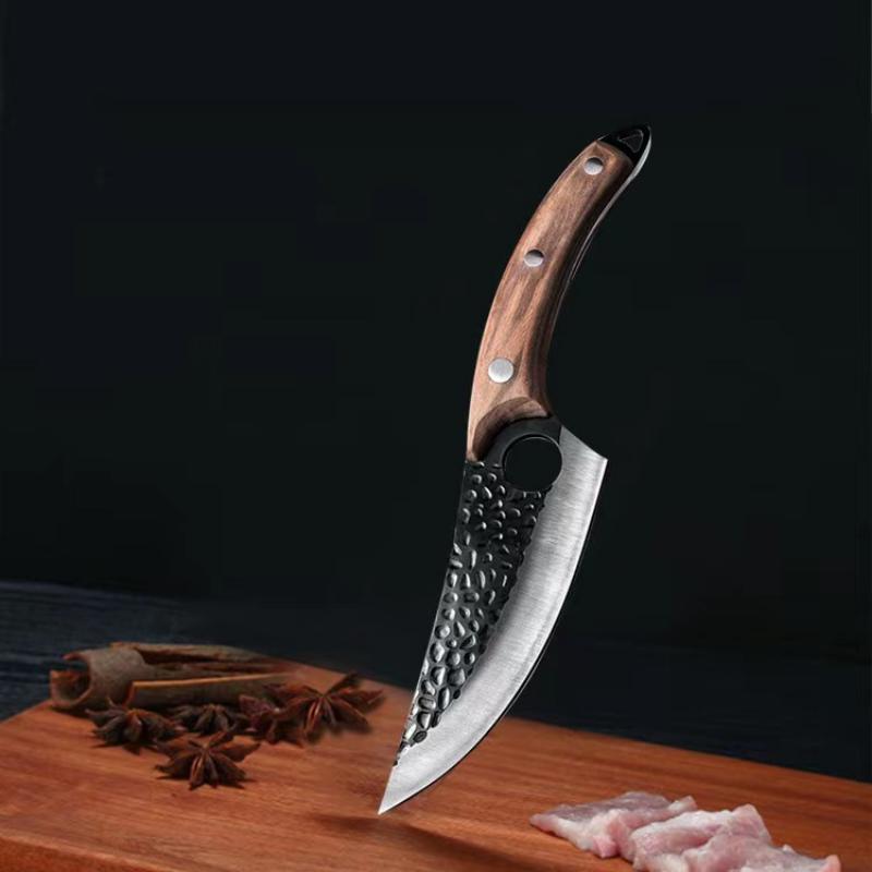 Hammering Multi-purpose Knife Hammer Stripe Pork Butcher Knife Sharp Skin and Bone Knife for Killing Pigs and Sheep