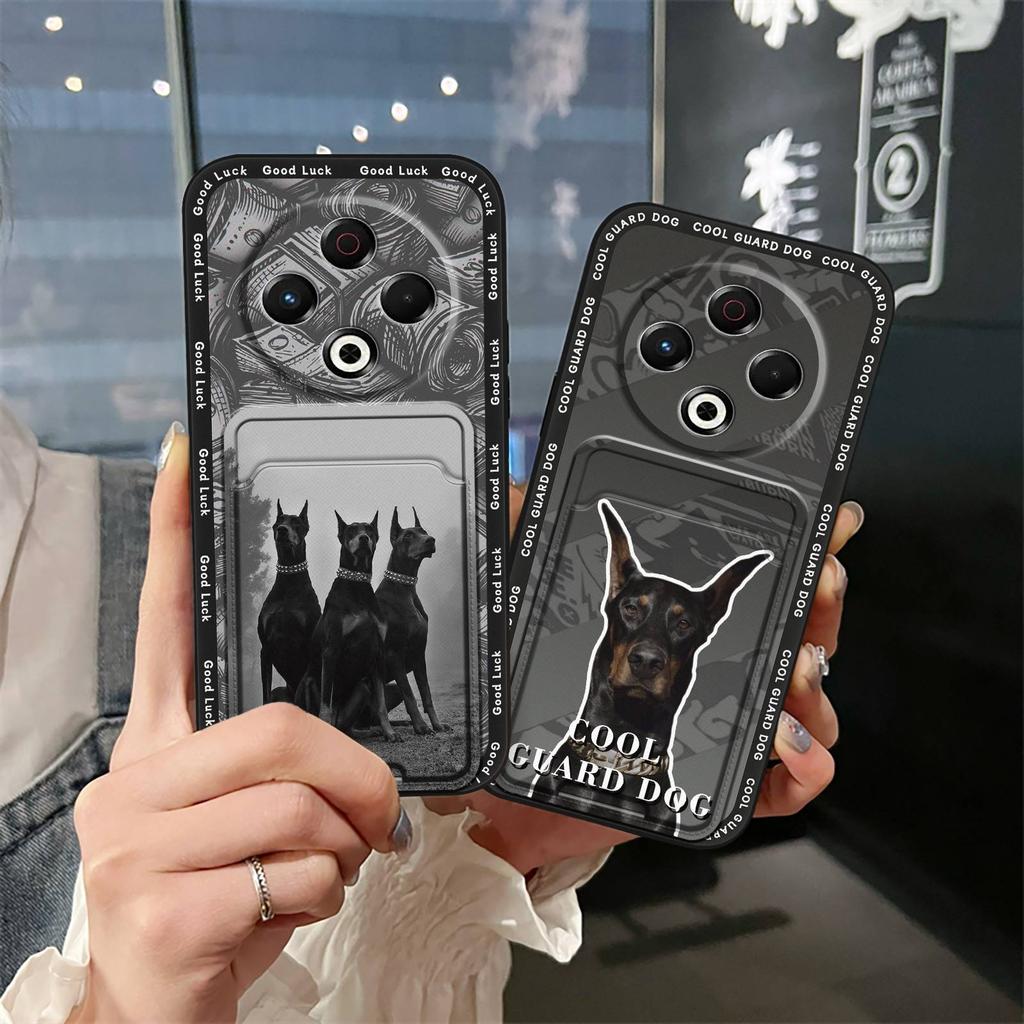 TPU Cute Phone Case For Tecno Spark30 4G/KL6 Card sleeve Silicone protective Durable Dirt-resistant Anti-dust Soft case