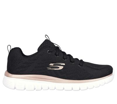 Sports Shoes Black / Gold Graceful-Get Connected