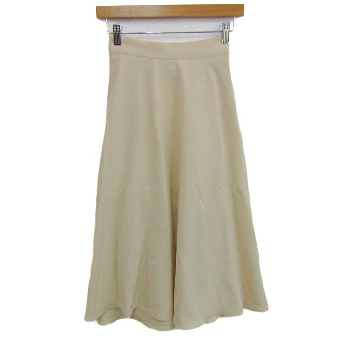 DHOLIC Flare Skirt Unused Brand Bottoms Women s F Size Cream DHOLIC [Used]