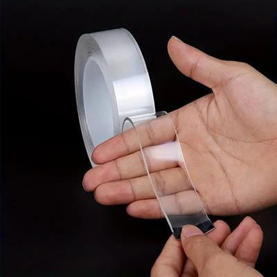 High Viscosity Wall Tape Adhesive Multipurpose 1mm*2cm*5m Nano Double-sided Tape Strong Adhesive Waterproof 1Pcs for Kitchen Bathroom Heavy Duty