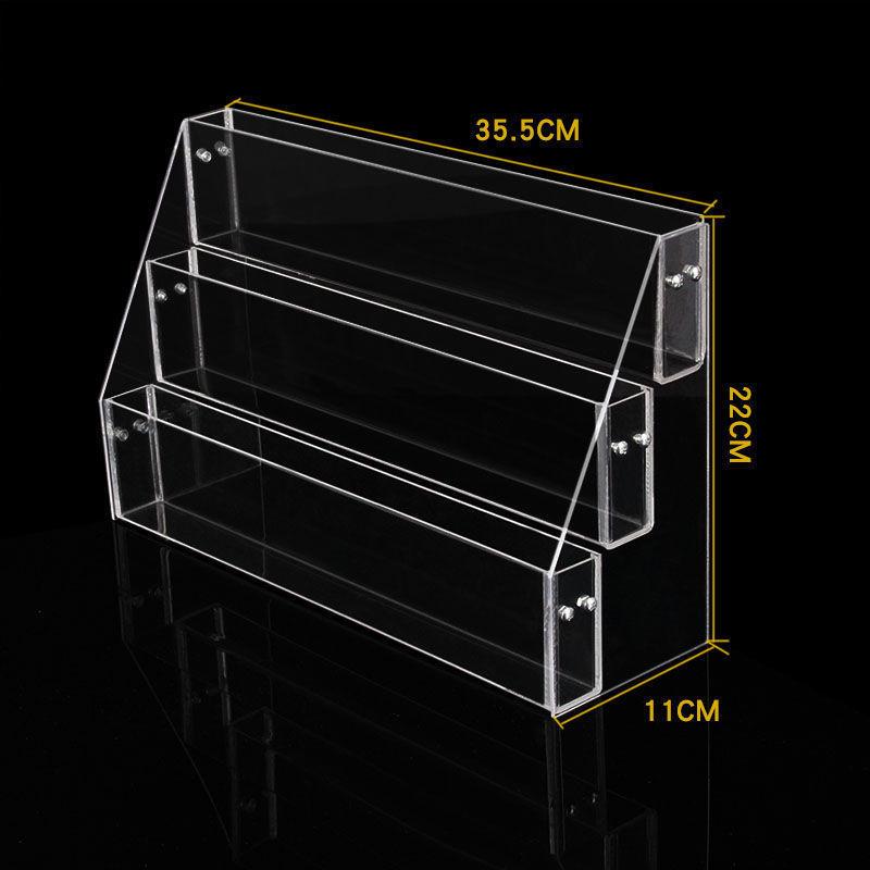 Acrylic Book Display Stand Office Storage Rack for Newspapers and Magazines