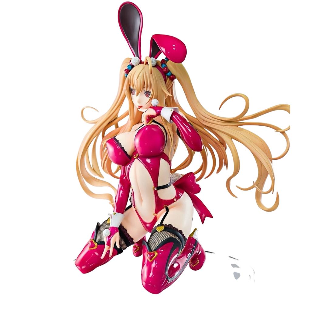 New- 30CM Caroline Yuri Eberwein Bunny Girl  Anime Beautiful Girl Beautiful Gk Model Figure With Soft Rubber Material Gift