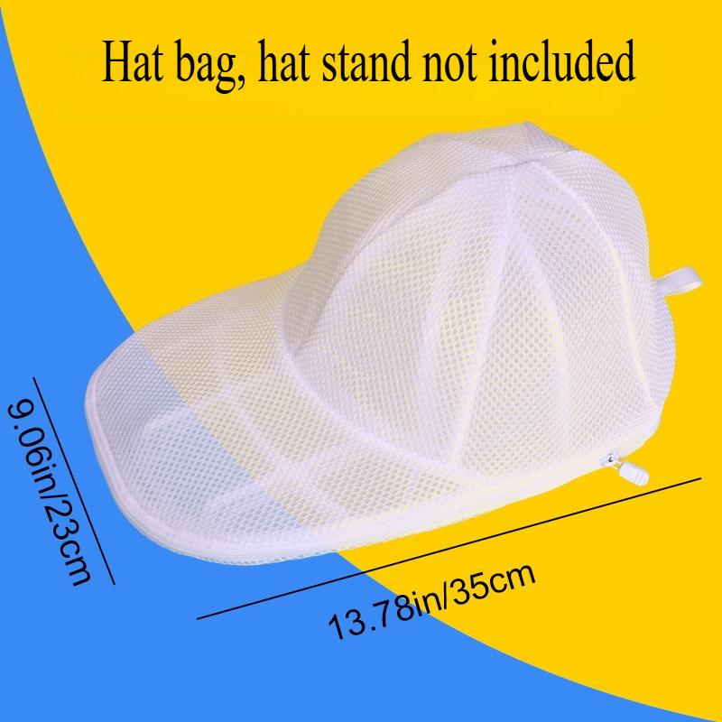 2pcs Hat cleaner cage for washing machine, hat cleaner with mesh bag, hat cleaner for baseball cap