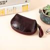 Genuine Leather Coin Purse for Women Mini Wallet Key Lipstick Storage Bag Small Cute Case