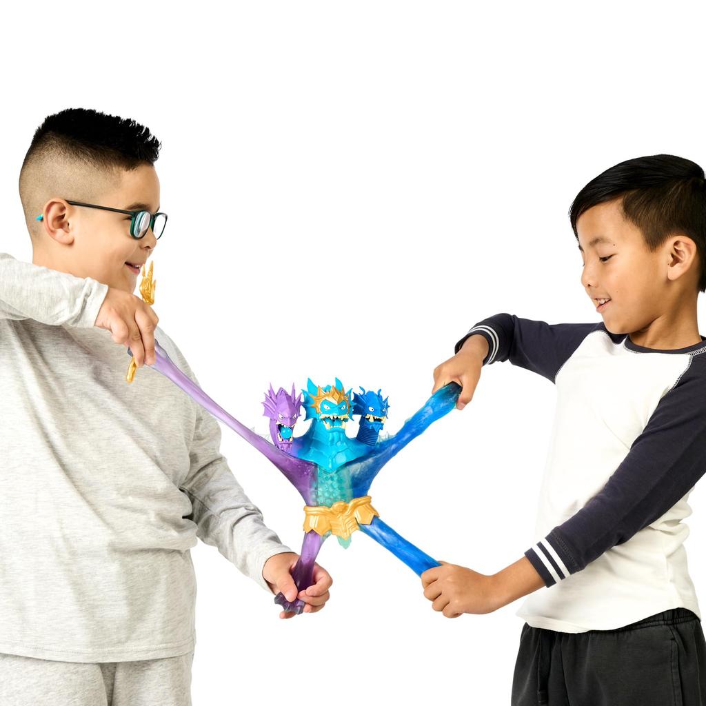 Eroii Goo Jit Zu Deep Goo Seeking Figurina Hydra Atac Triplu 3-în-1 Putere Goo Plus Lumină și Sunet Acțiune de Luptă!