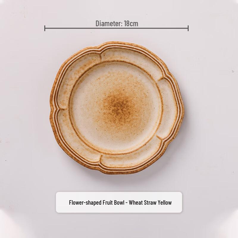 Ceramic Decorative Snack & Fruit Plate