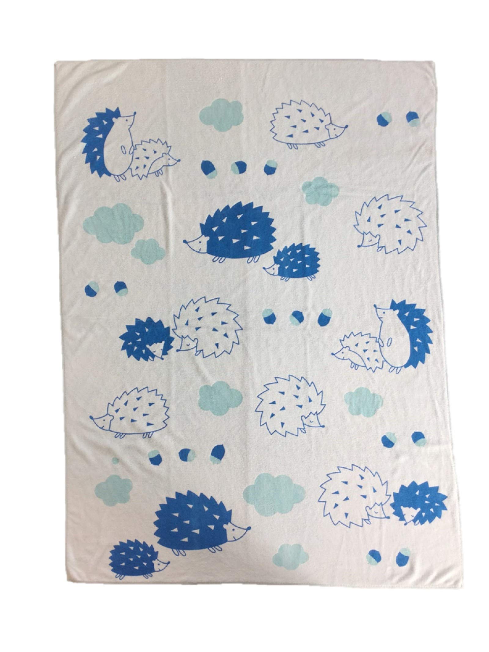 

Itosho Moisture-Wicking, Quick-Drying Junior Blanket, Hedgehog, Blue, 100 x 140 cm, 51-140-23