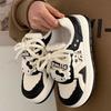 Spring Panda Black and White Ugly Moe Platform Casual Student Board Shoes Sneakers