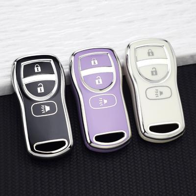 Premium Soft TPU Key Case for Nissan Altima Sentra X-trail Frontier Maxima Armada Tiida for Infiniti QX56 FX35 JA60 Keychains
