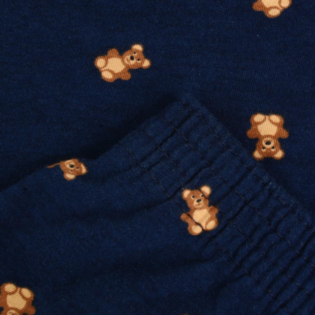 Cornette Men's Pajamas Short Sleeve Teddy Bear Shorts Cotton